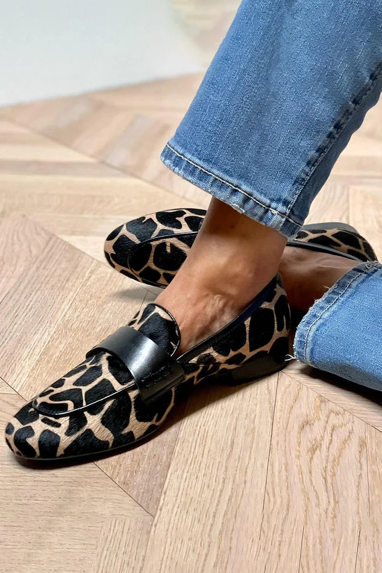 Women's Animal Print Loafers