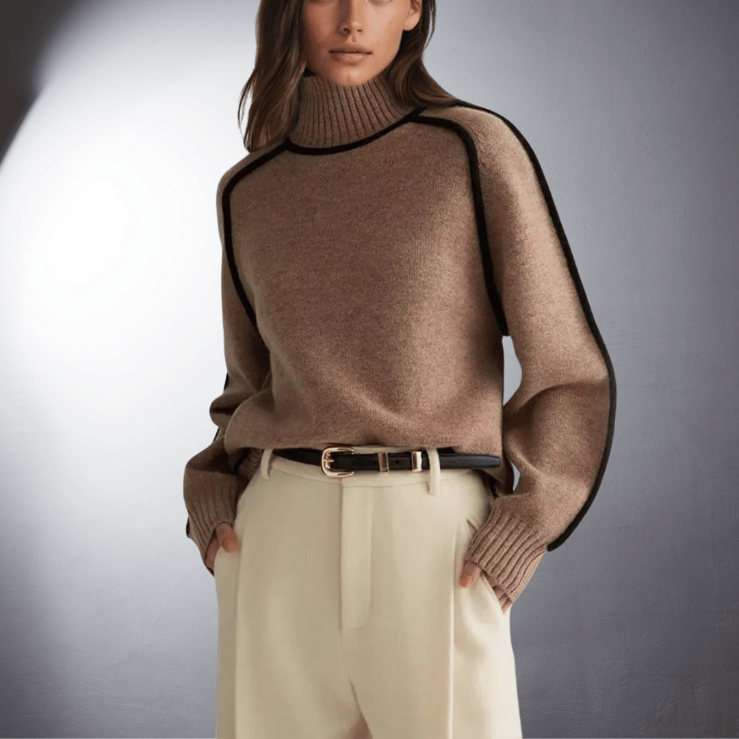 Women's Bio Turtleneck Sweater with Premium Comfort