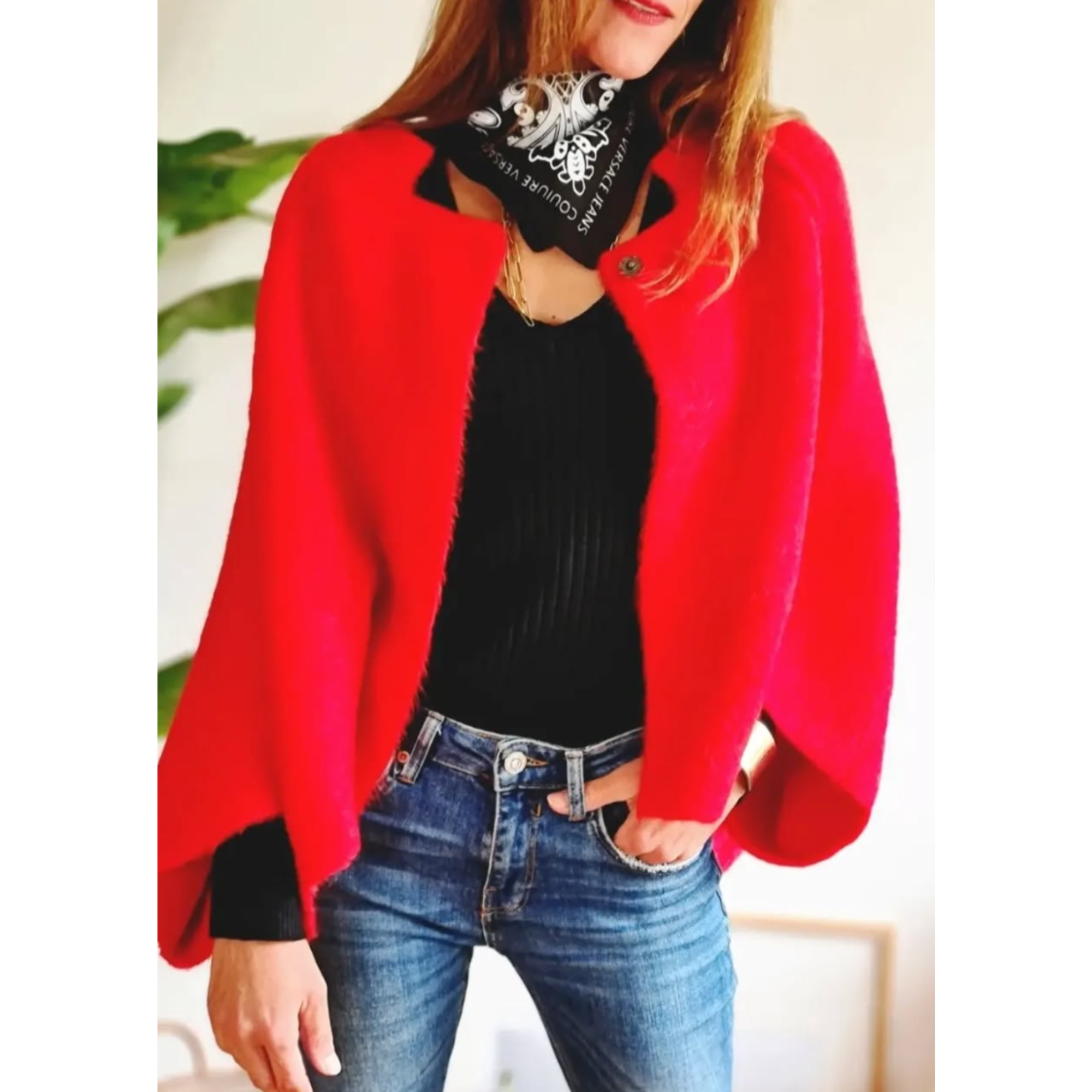 Women's Elegant Wool Coat with Timeless Charm
