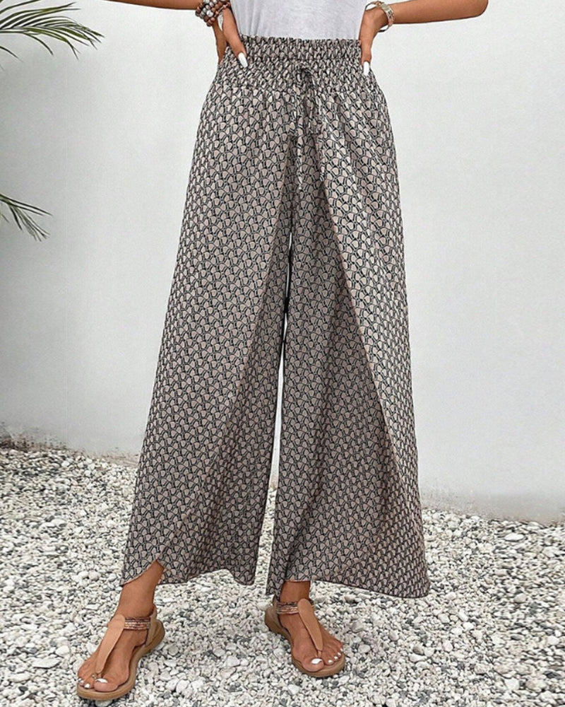 Women's Relaxed Wide Leg Trousers