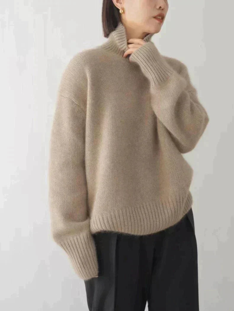 Women's High Collar Sweater