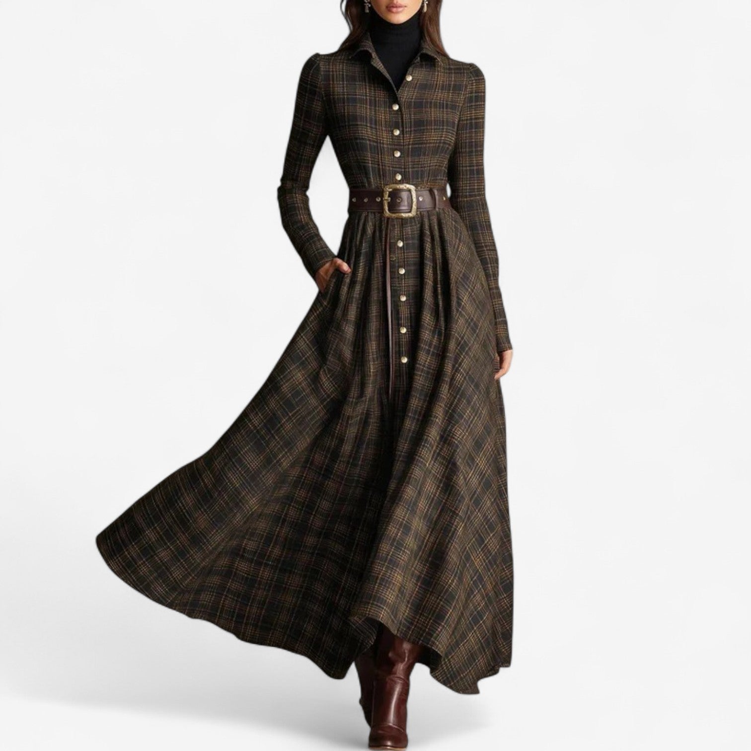 Women's Vintage Maxi Dress