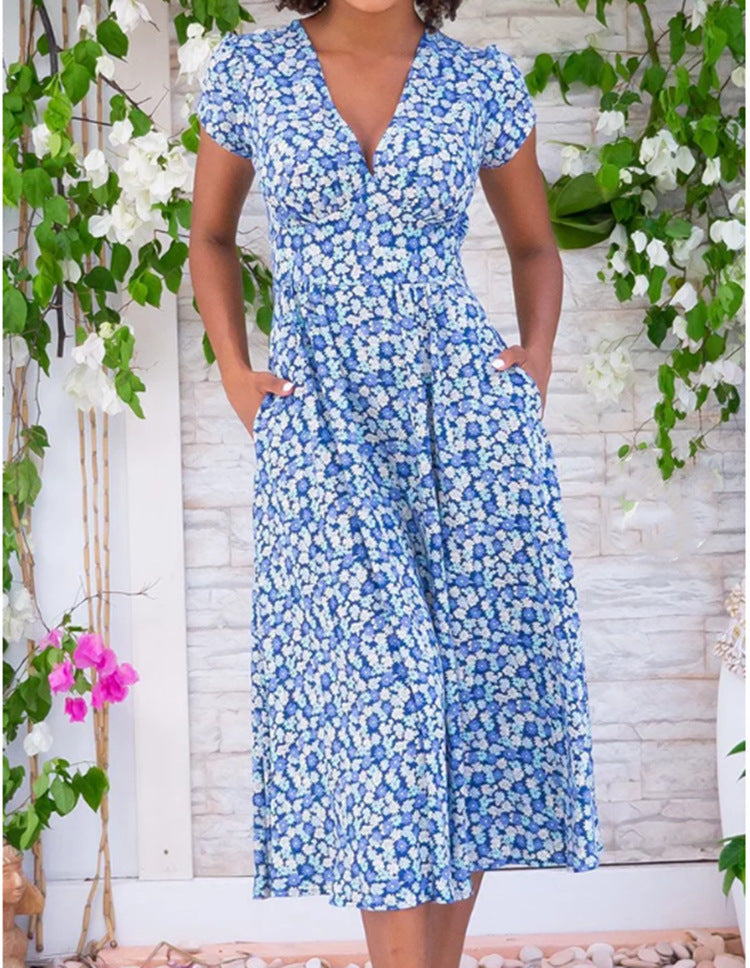 Women's Button-Front Midi Dress