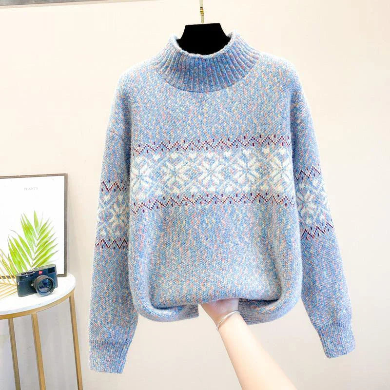 Women's Snowflake Knit Sweater