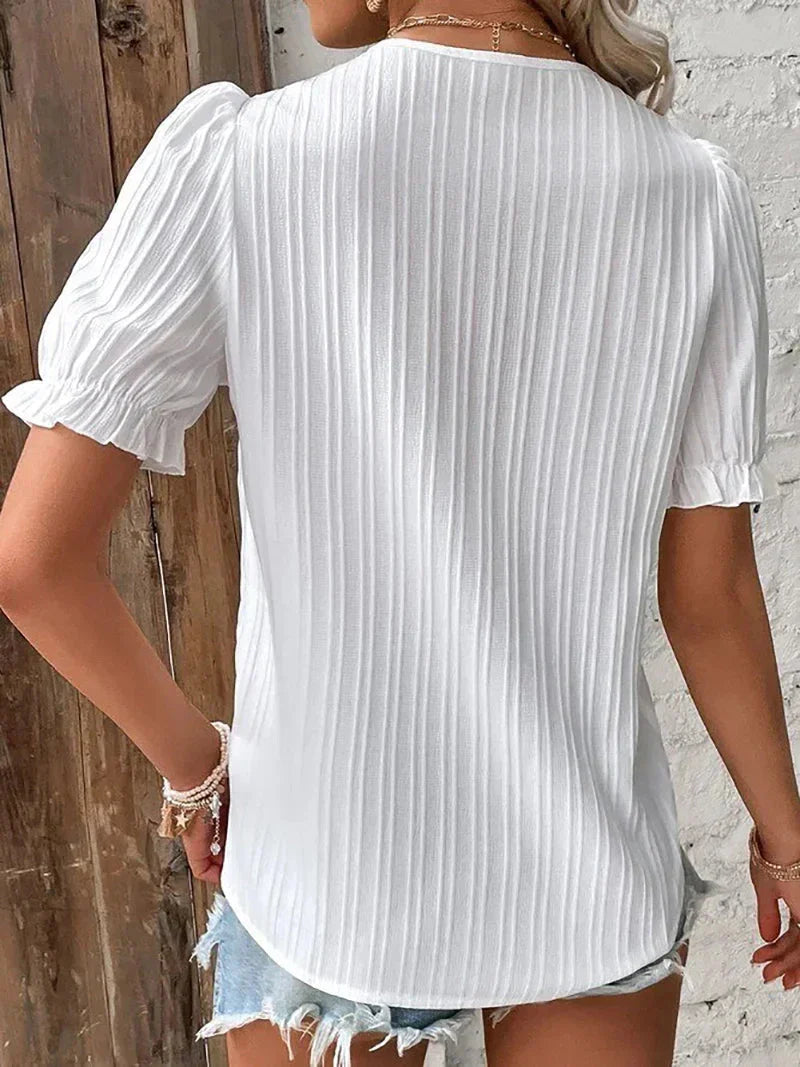 Women's Elegant Blouse with Enchanting Details