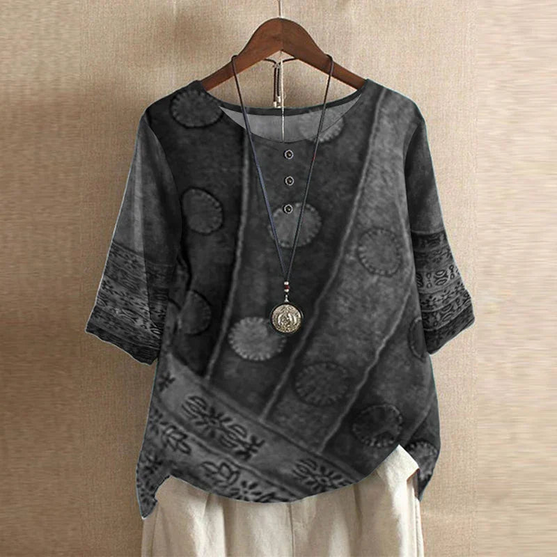 Women's Retro-Inspired Blouse