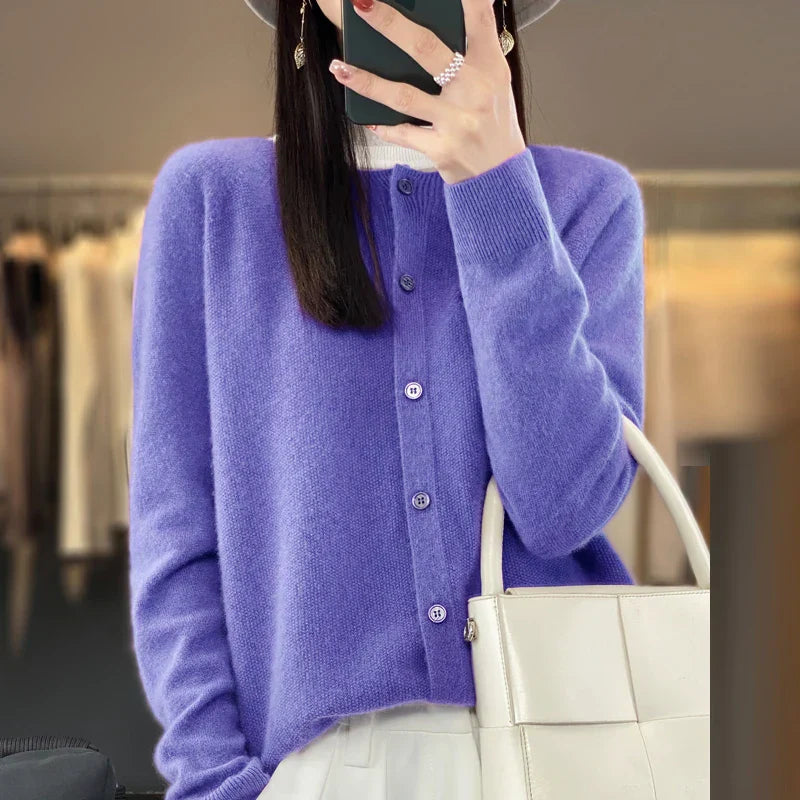 Women's Buttoned Cardigan