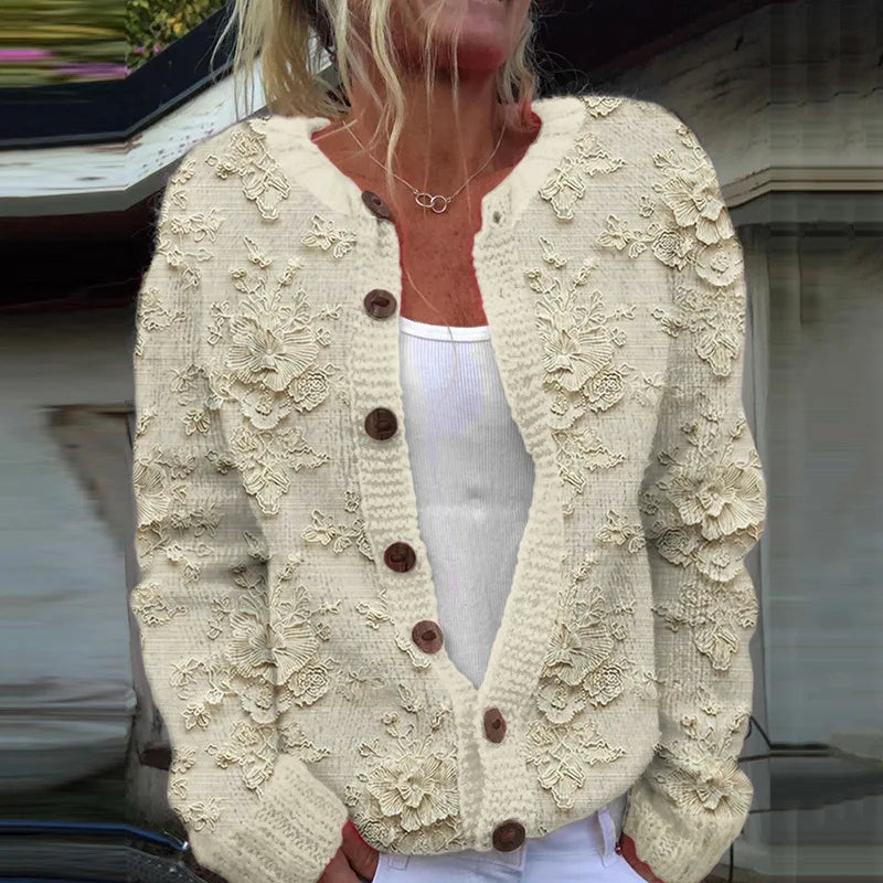 Women's Loose fitting cardigan