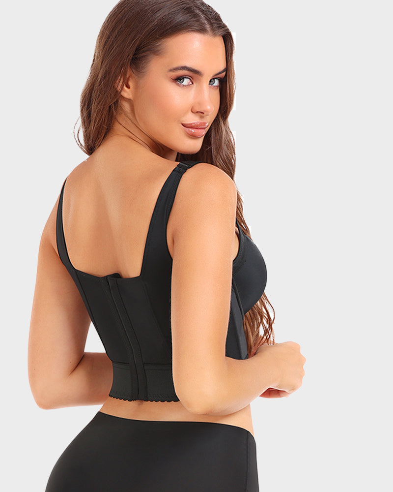 Women's Built-In Shapewear Longline Push-Up Bra