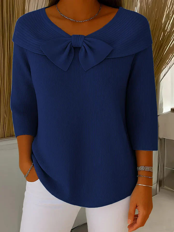 Women's Sweater with Bow