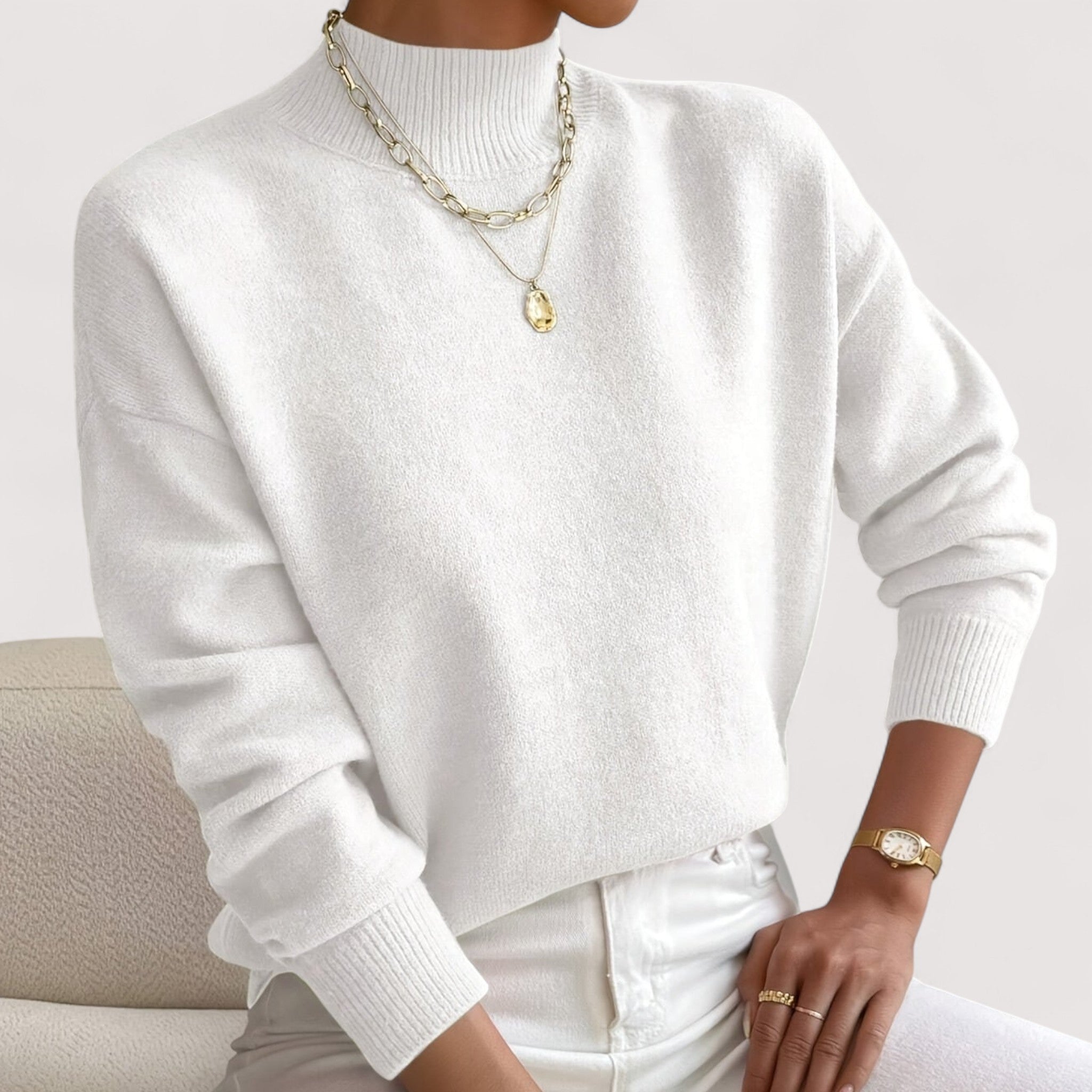 Women's Elegant and Comfortable Turtleneck Sweater