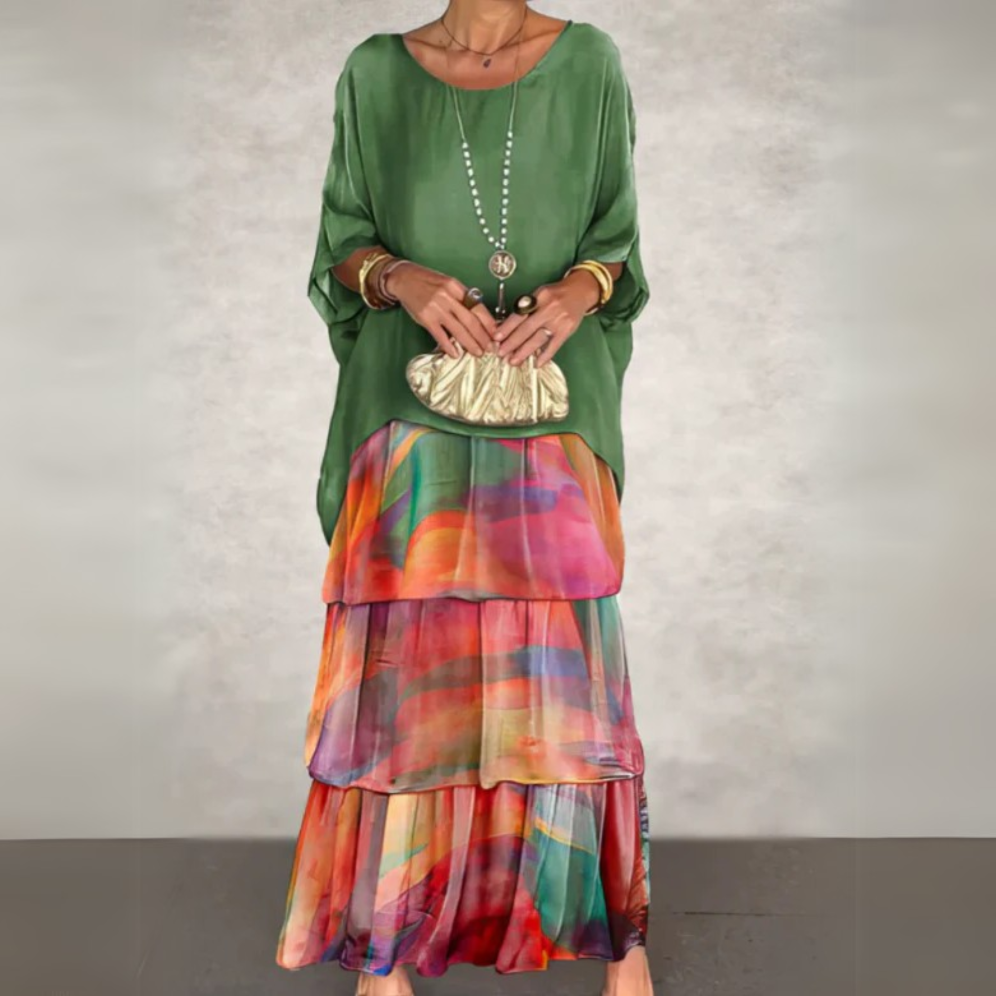 Women's Elegant Long Flowing Dress