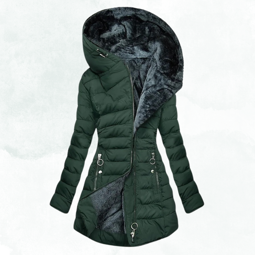 Women's Faux-Fur Lined Coat for Ultimate Warmth & Elegance