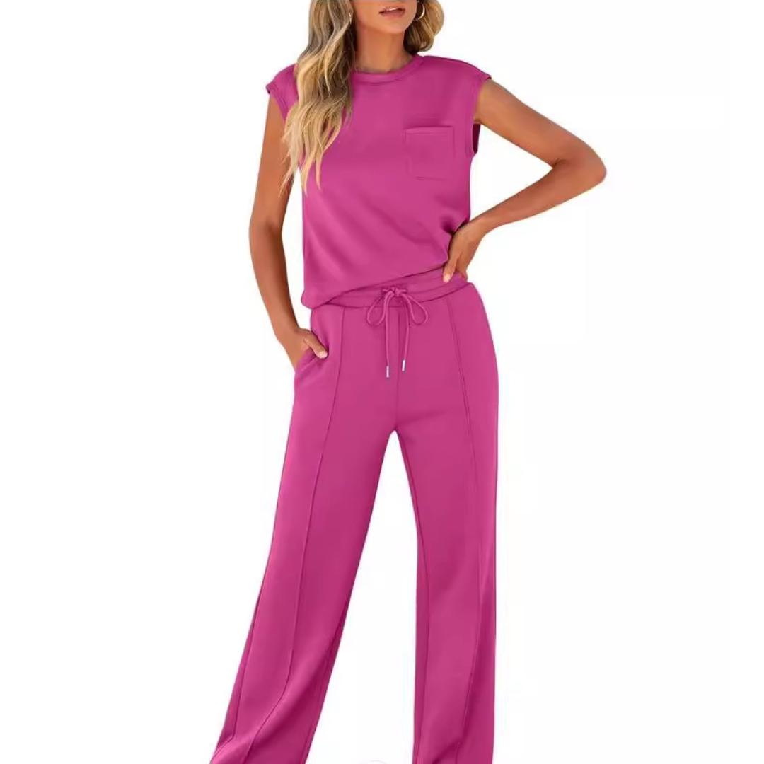 Women's Casual Summer Soft Lounge Co-Ord