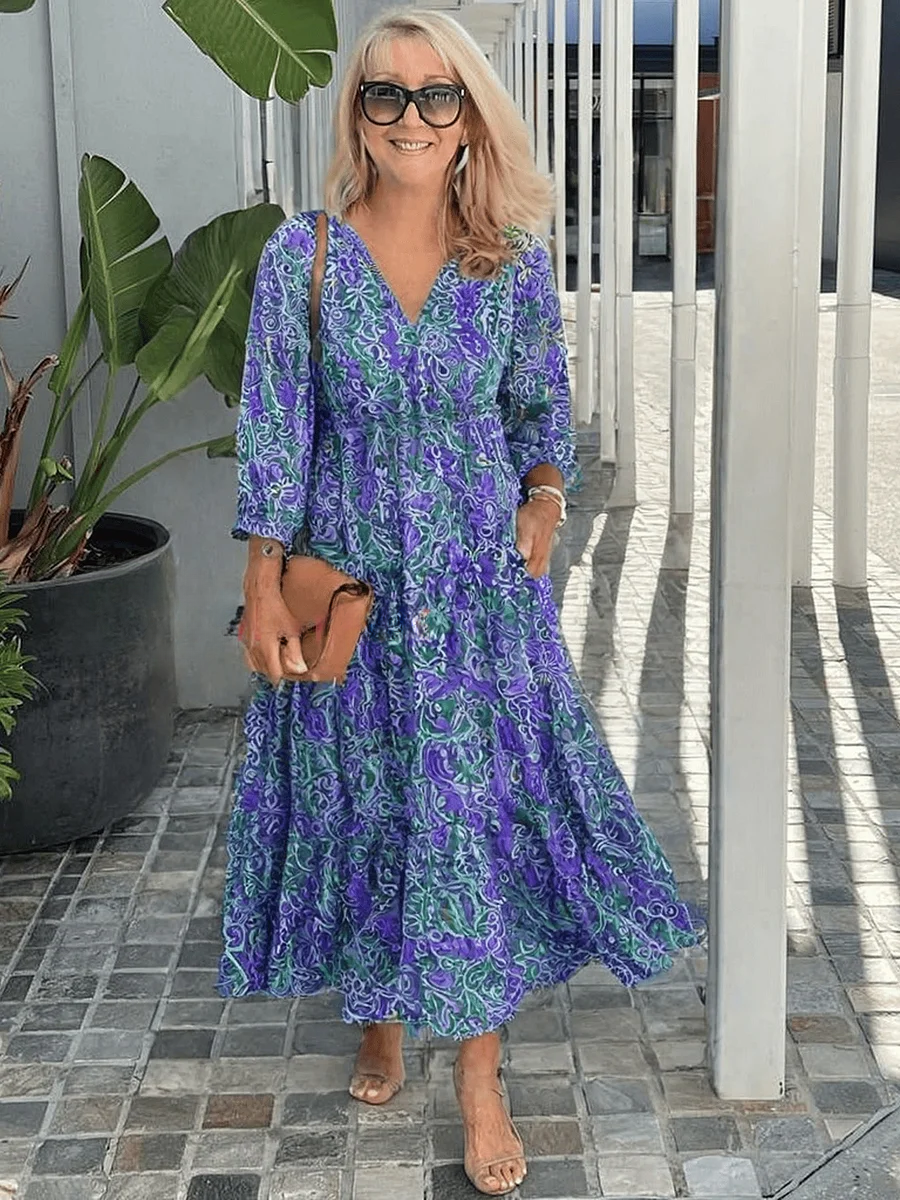 Women's Casual Floral Boho Dress