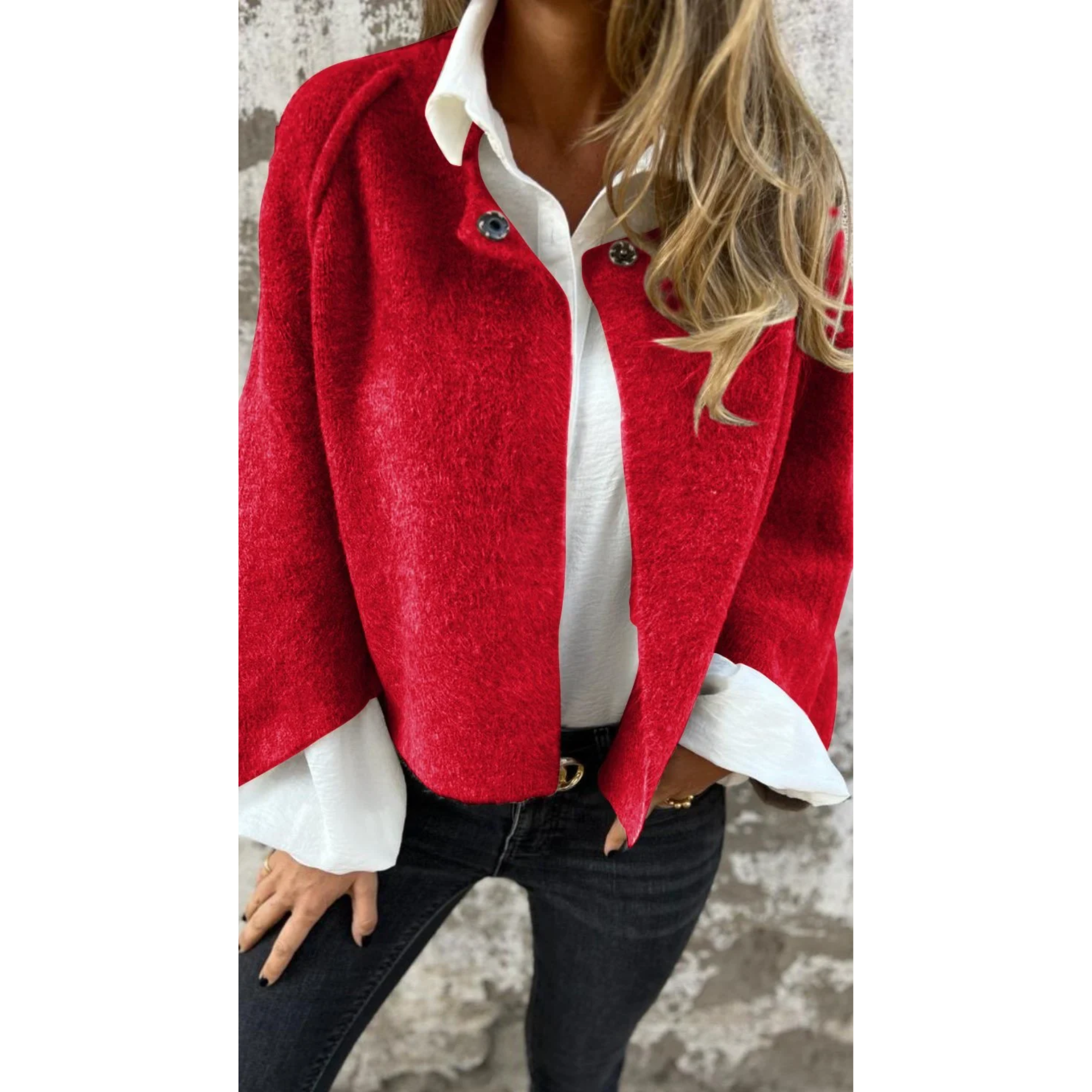 Women's Elegant Wool Coat with Timeless Charm