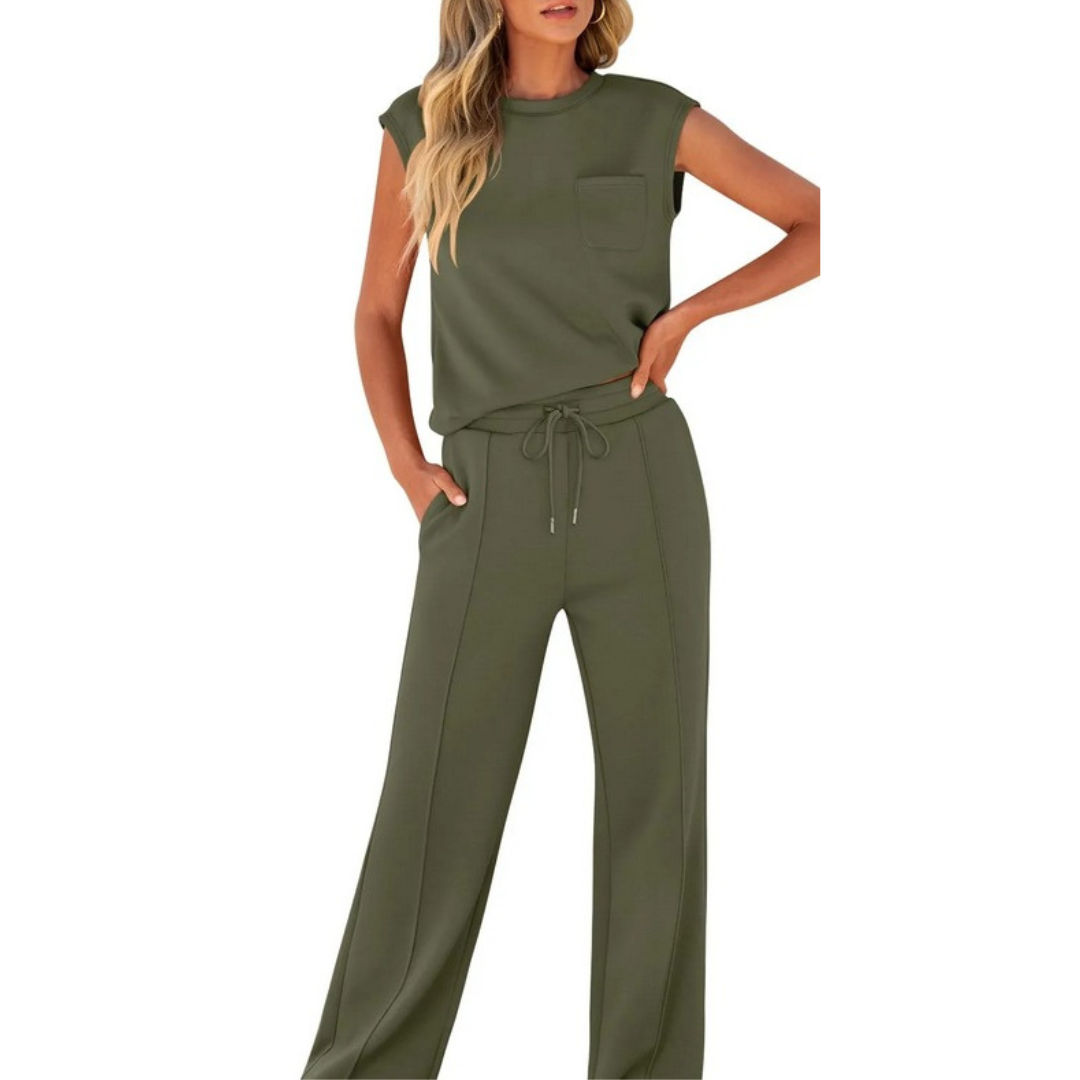 Women's Casual Summer Soft Lounge Co-Ord