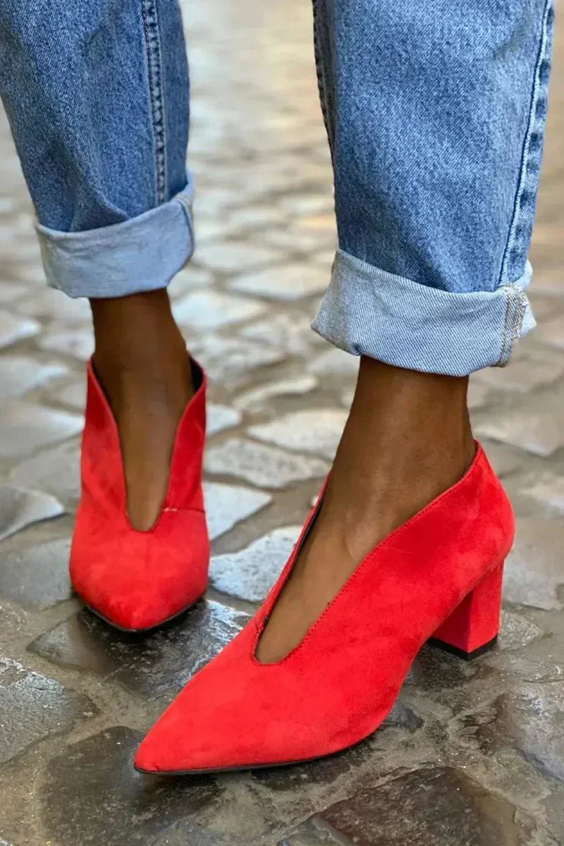 Women's Block Heel Pumps