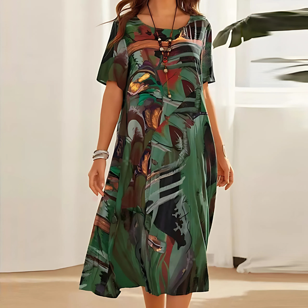 Women's Elegant Floral Dress