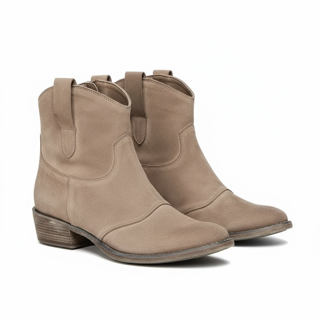 Women's Vintage Cowboy Ankle Boots
