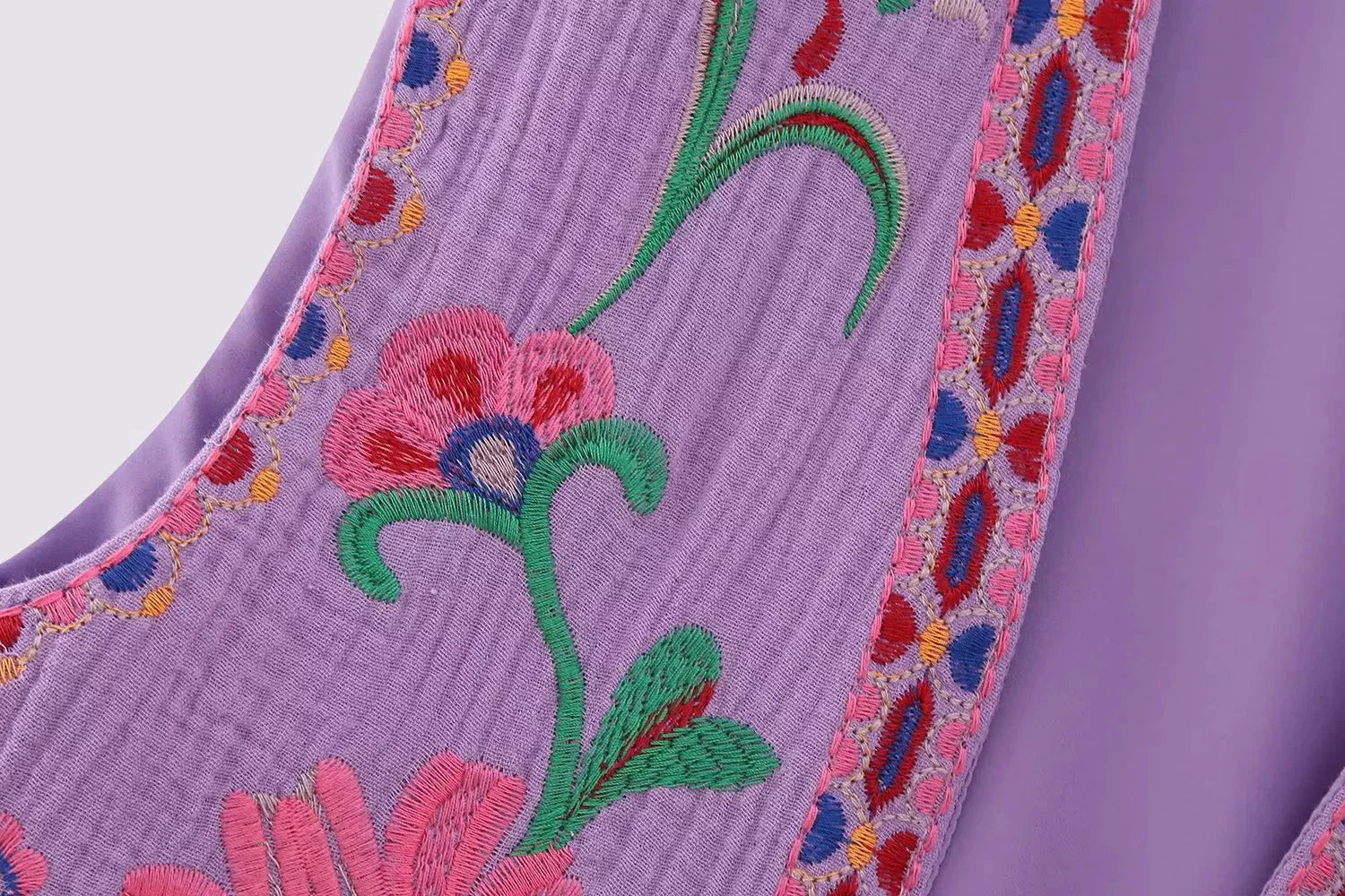 Women's Vintage Floral Boho Vest