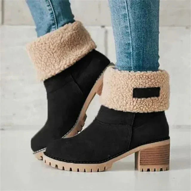 Women's Mid-Calf Wool Boots