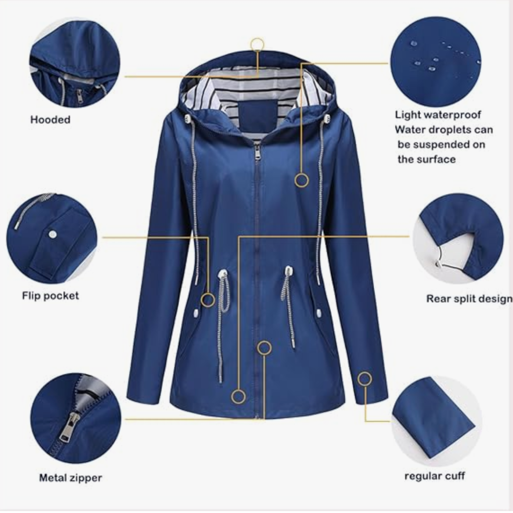 Women's Sleek Waterproof Jacket
