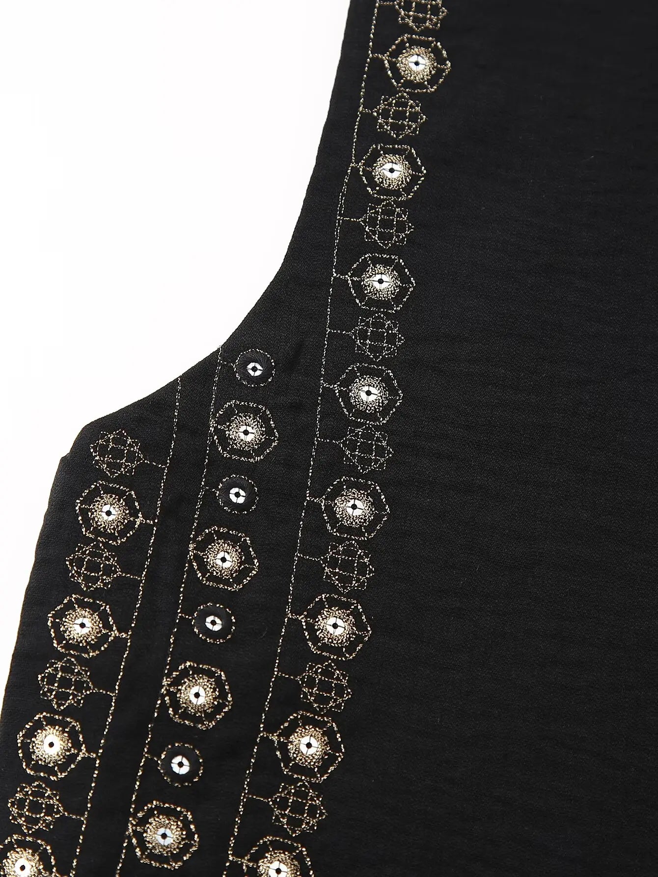 Women's Sequin Pattern Boho Vest