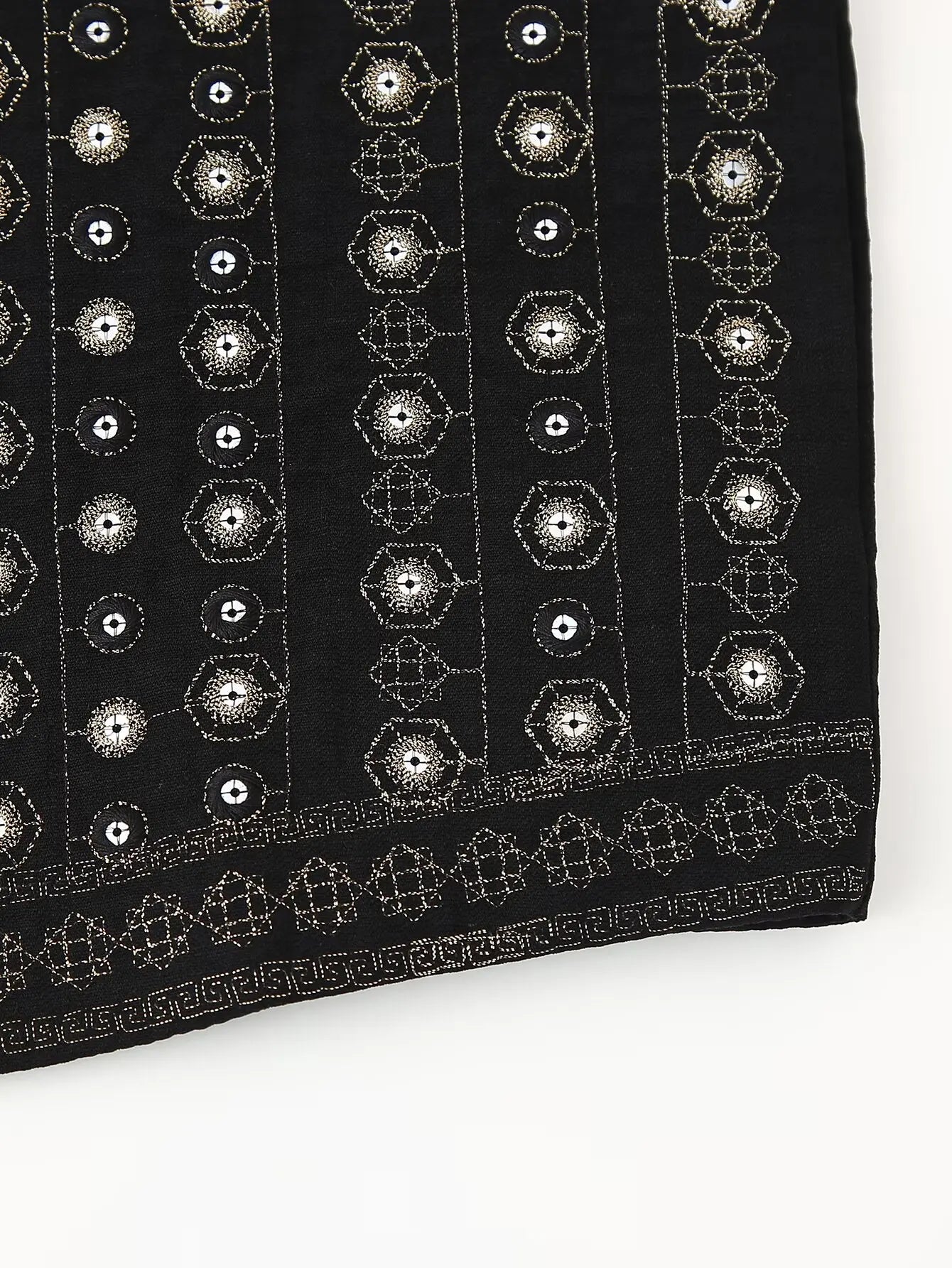 Women's Sequin Pattern Boho Vest