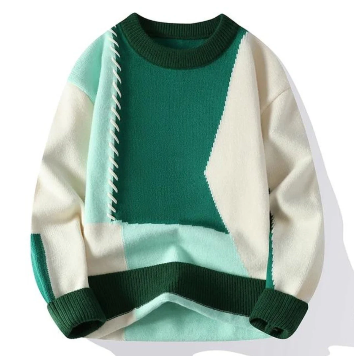 Women's Patchwork Sweater