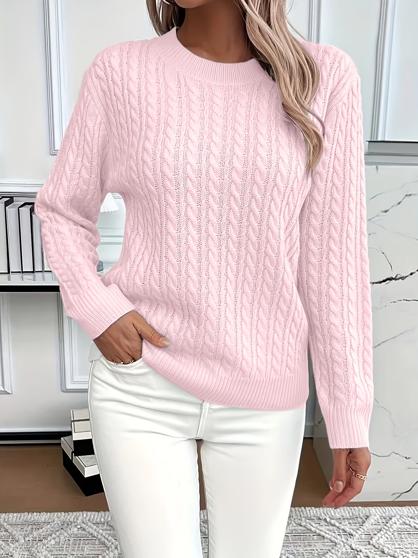 Women's Ladies' Cable Jumper