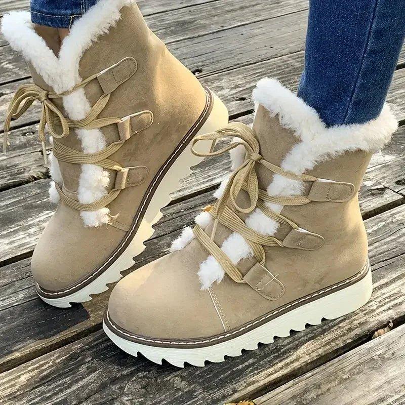 Women's Plush-Lined Winter Boots