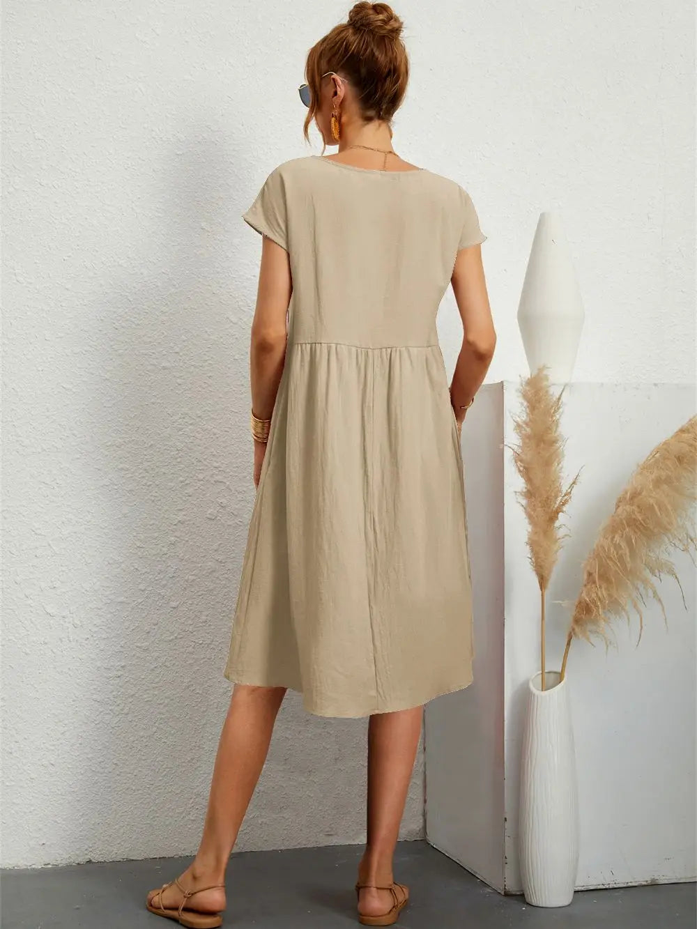 Women's Casual Pocket Dress