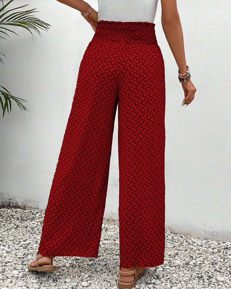 Women's Relaxed Wide Leg Trousers