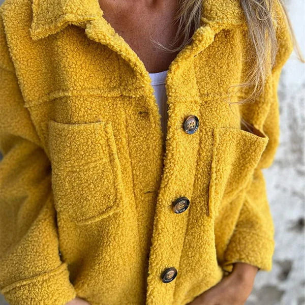 Women's Jacket with Lapel Collar